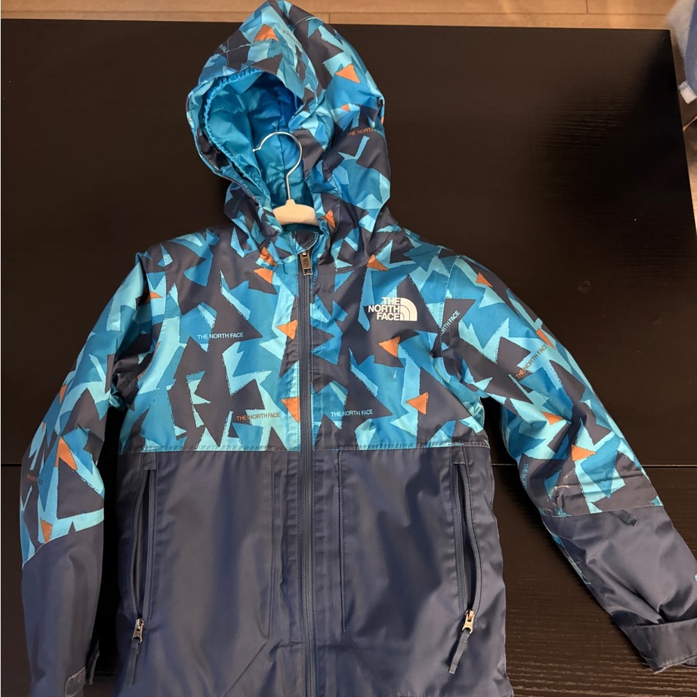 The North Face Blue and Orange Kids Jacket